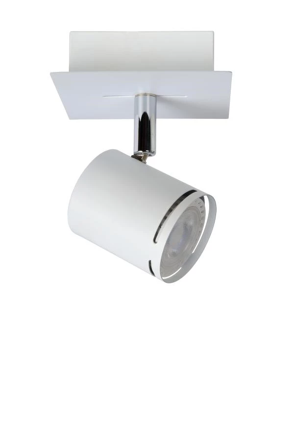 Lucide RILOU - Spot plafond - LED Dim. - GU10 - 1x5W 3000K - Blanc - éteint